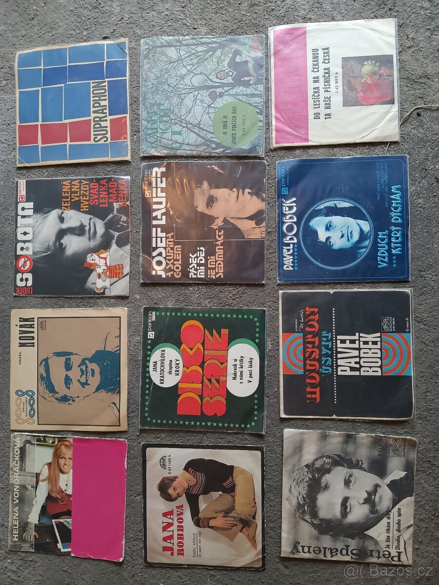 Prodám Gramofonové Desky ty menší