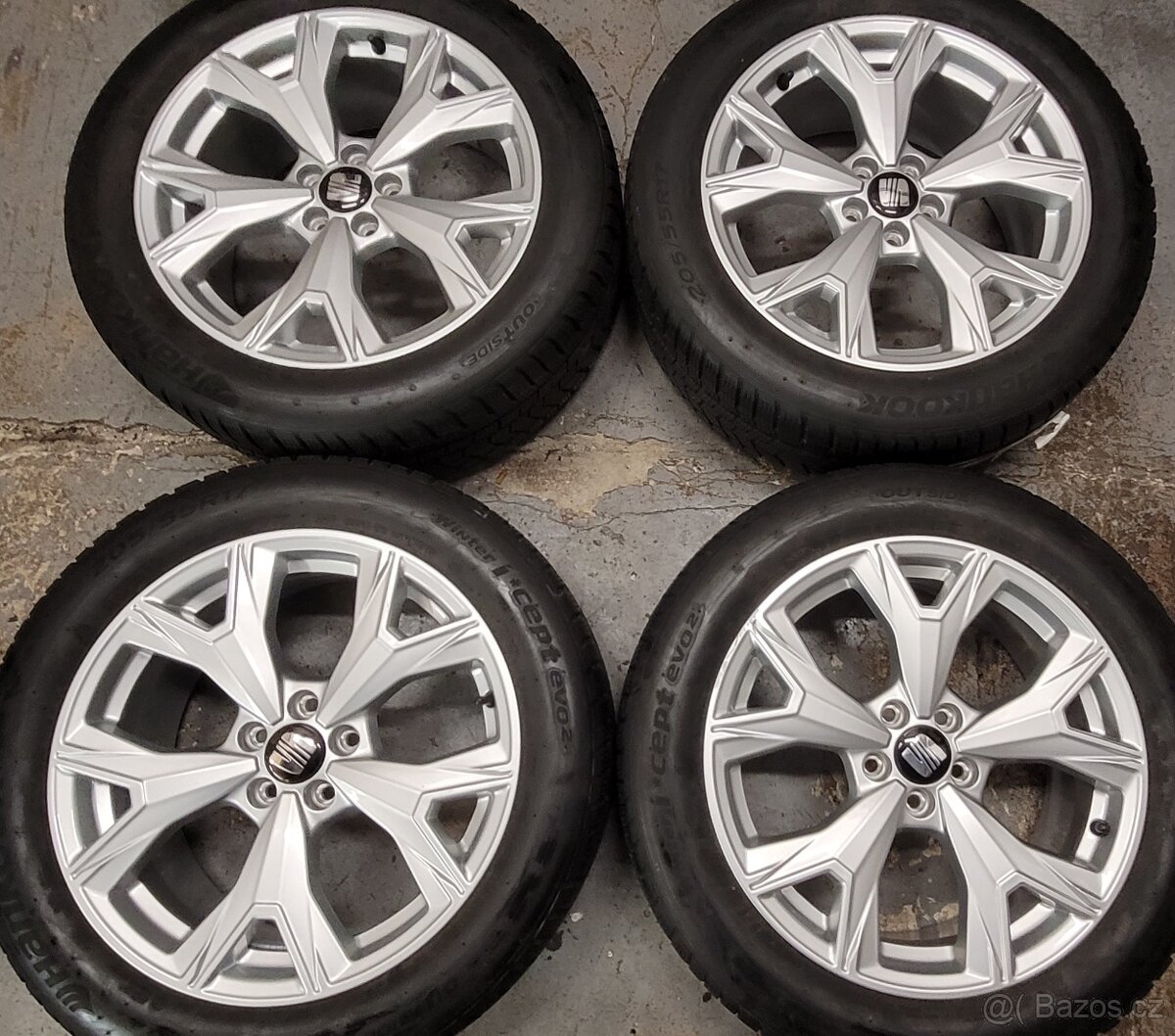 Seat Arona,alu disky 17', zimní pneu