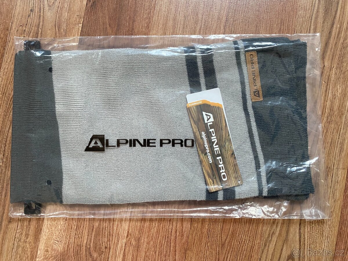 Nová unisex tenčí šála ALPINE PRO - šedá, 160 cm