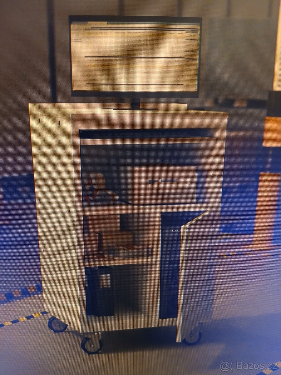 Eurokraft basic-Mobilní PC pult.