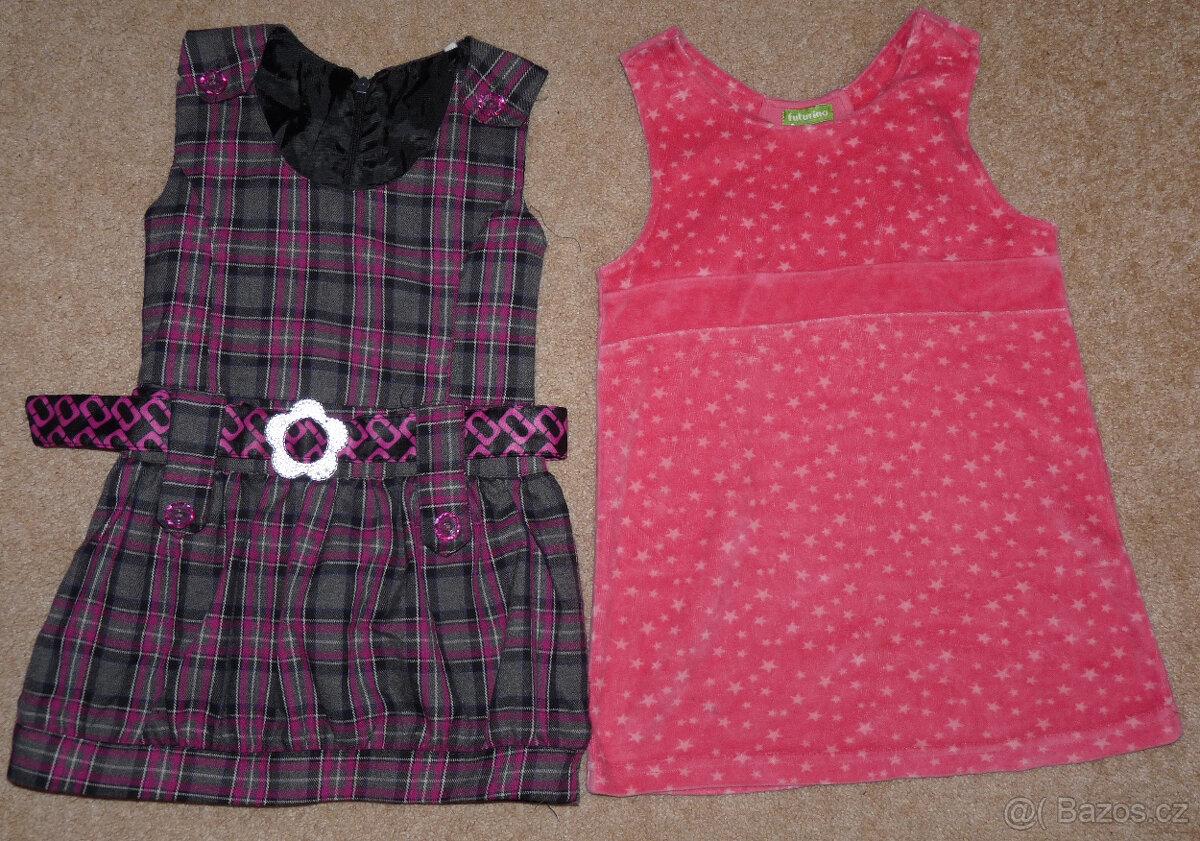 Dívčí šaty bez rukávu