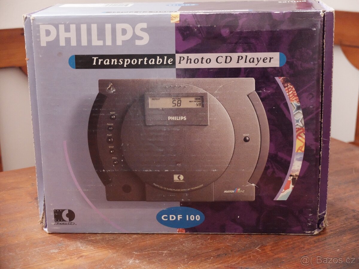Philips CDF 100 přehrávač CD, retro