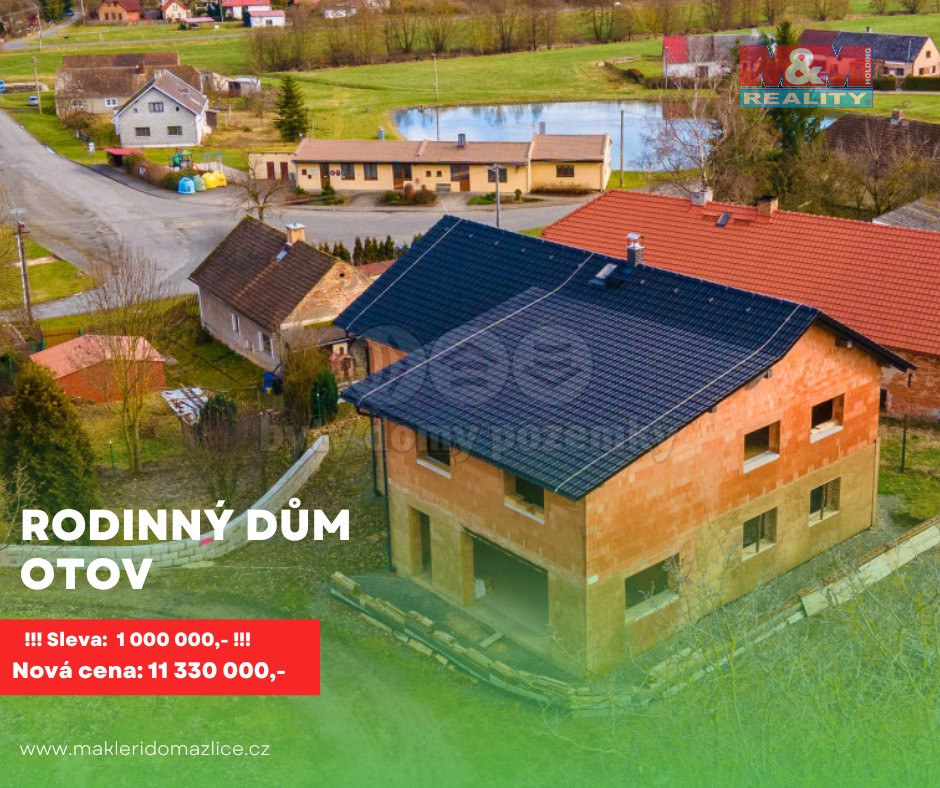 Prodej rodinného domu, 294 m², Otov