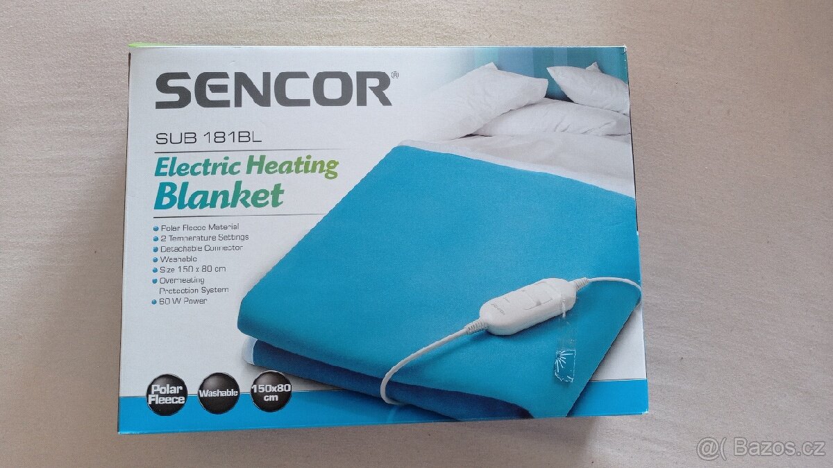 Sencor vyhřívací deka
