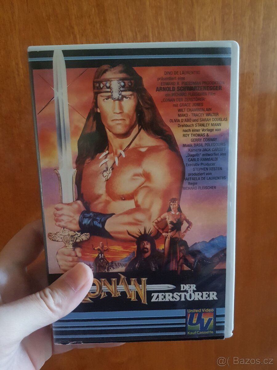 Predám VHS Ničitel Conan v nemeckom jazyku
