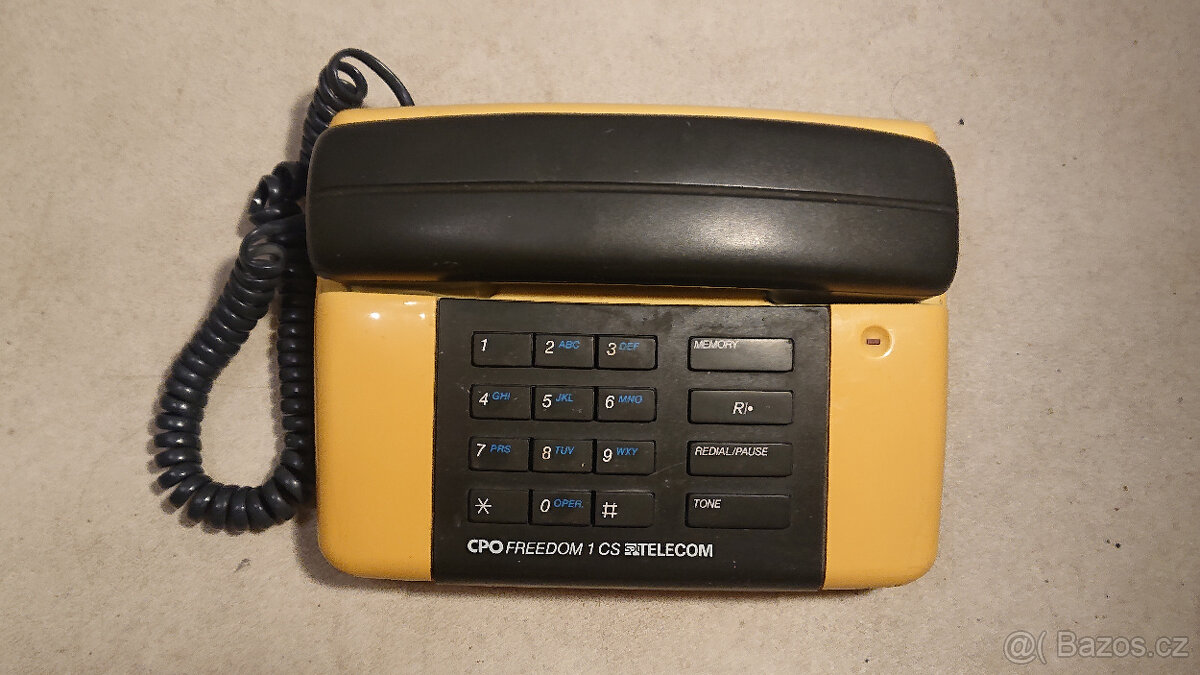 Tlačítkový telefon / pevná linka CPO Freedom 1 CS