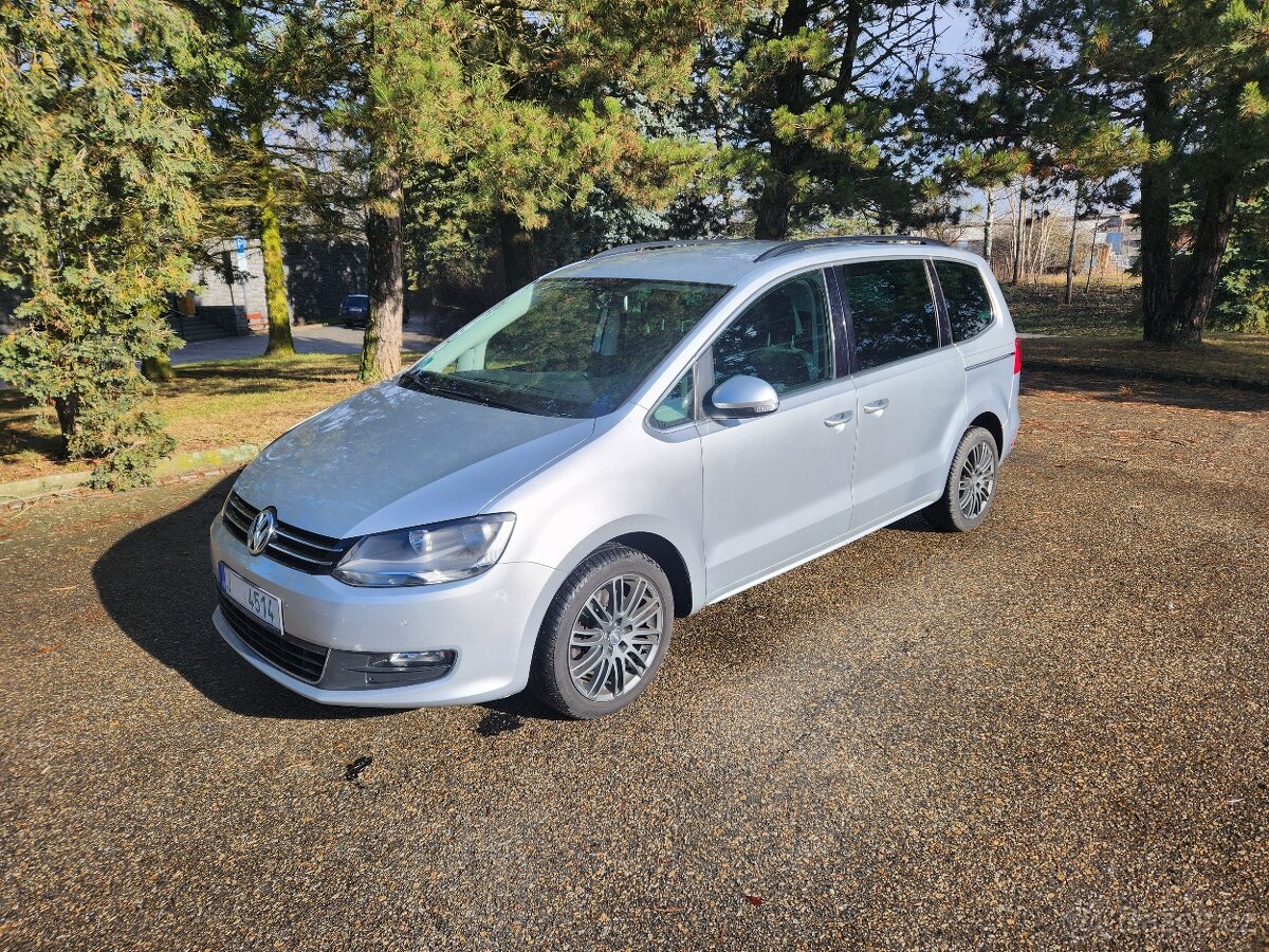 VW Sharan 2.0TDI 103kW 2011 Tažné 7sedadel Navigace Serviska