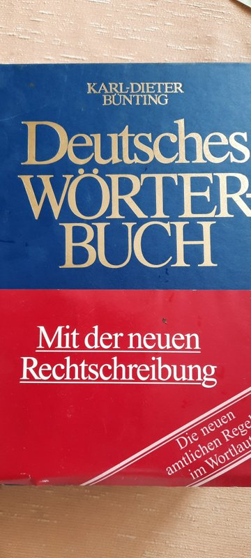Deutsches Wörterbuch – Karl Dieter Bünting