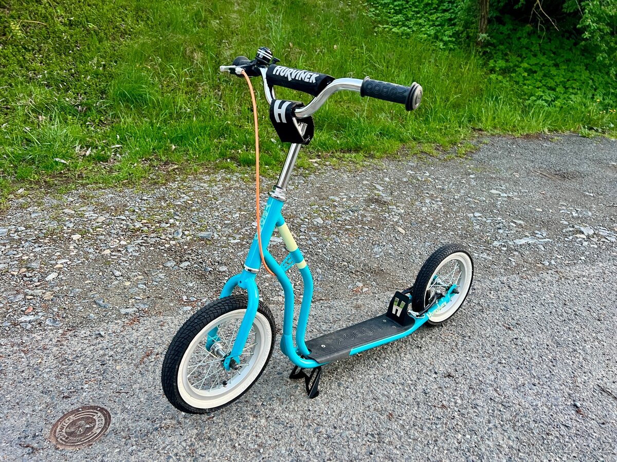 Dětská koloběžka Yedoo Hurvínek - téměř nepoužitá