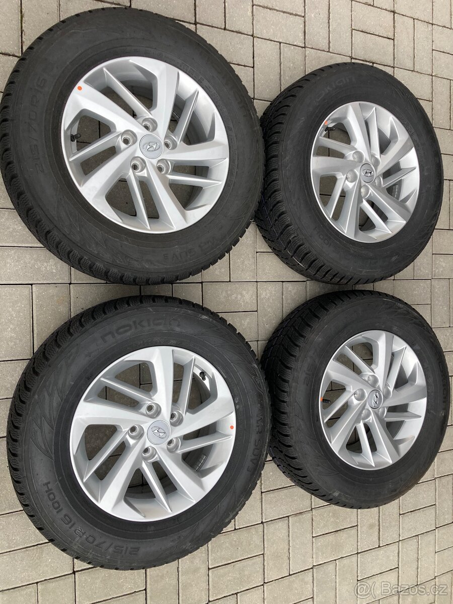 Fungl nová ZIMNÍ 16” al originál Hyundai Tucson nový model