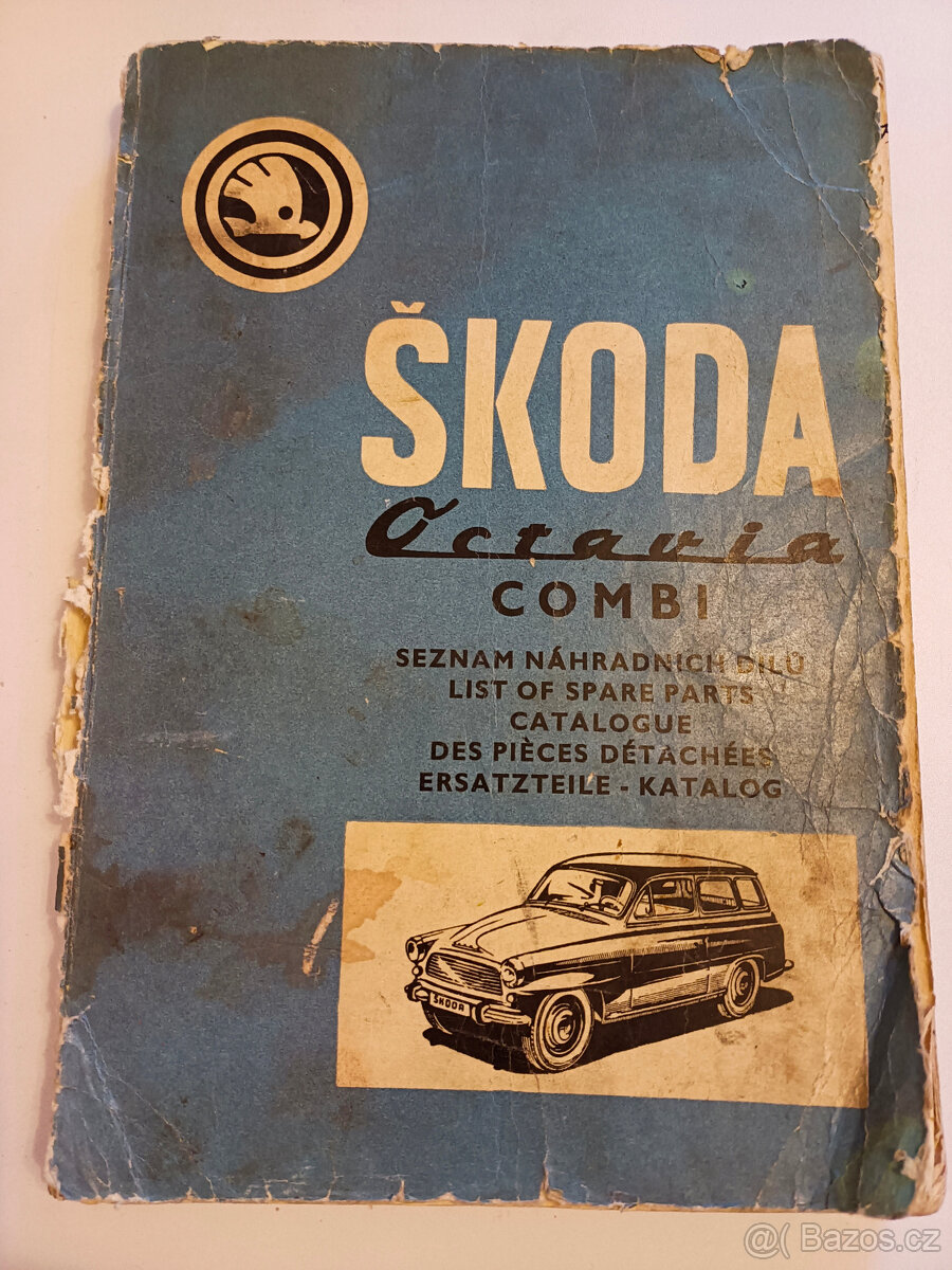 Octavia Combi (r. 1969-70)-katalog náhr. dílů
