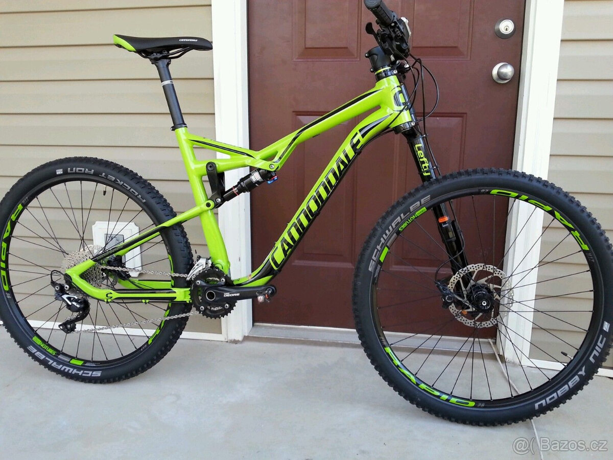 Celoodpružené horské kolo Cannondale Habit 4 Lefty