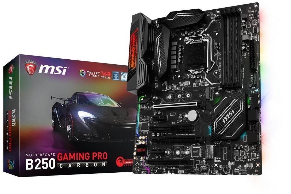 MSI B250 GAMING PRO CARBON