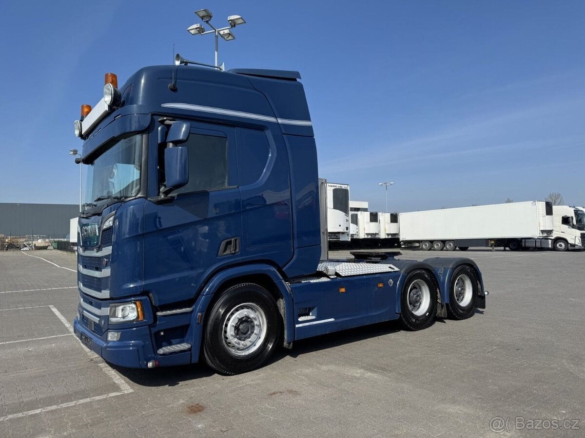 Scania R 730 - 6x4 – Tahač + Sklápěcí hydraulika - Souprava