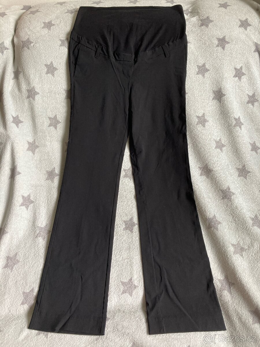 Černé těhotenské kalhoty H&M MAMA vel. 42