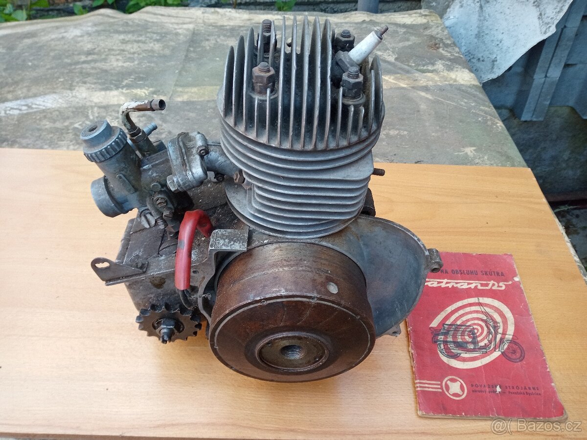 Motor + návod skútru Manet Tatran S 125