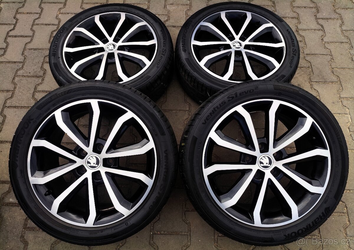 Alu kola originál Škoda Octavia III 5x112 R17 Hawk