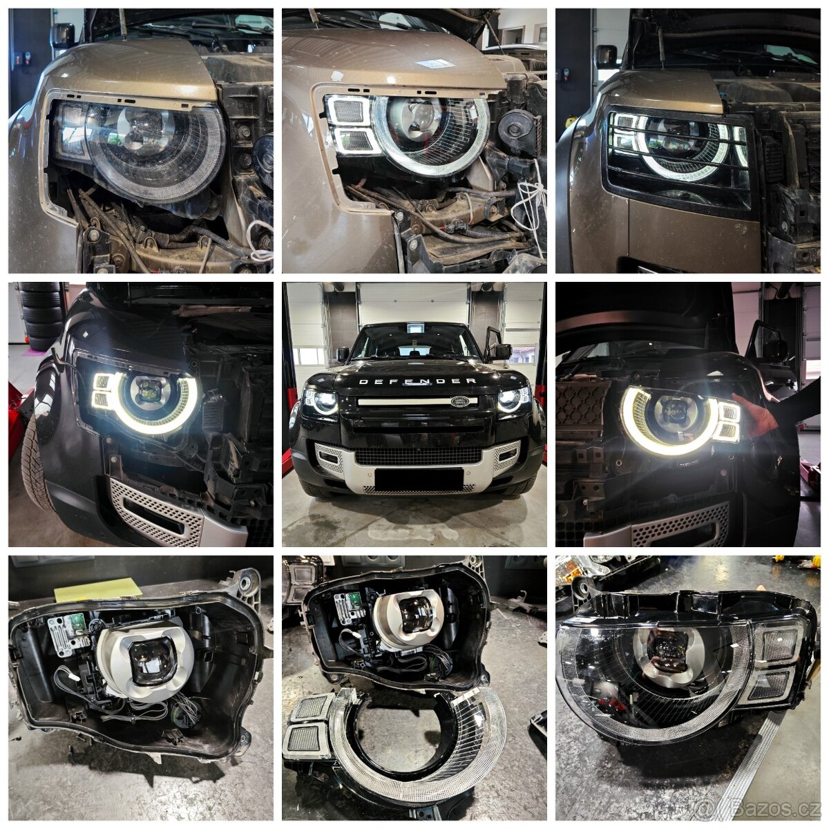 Land Rover Defender LED denní svícení