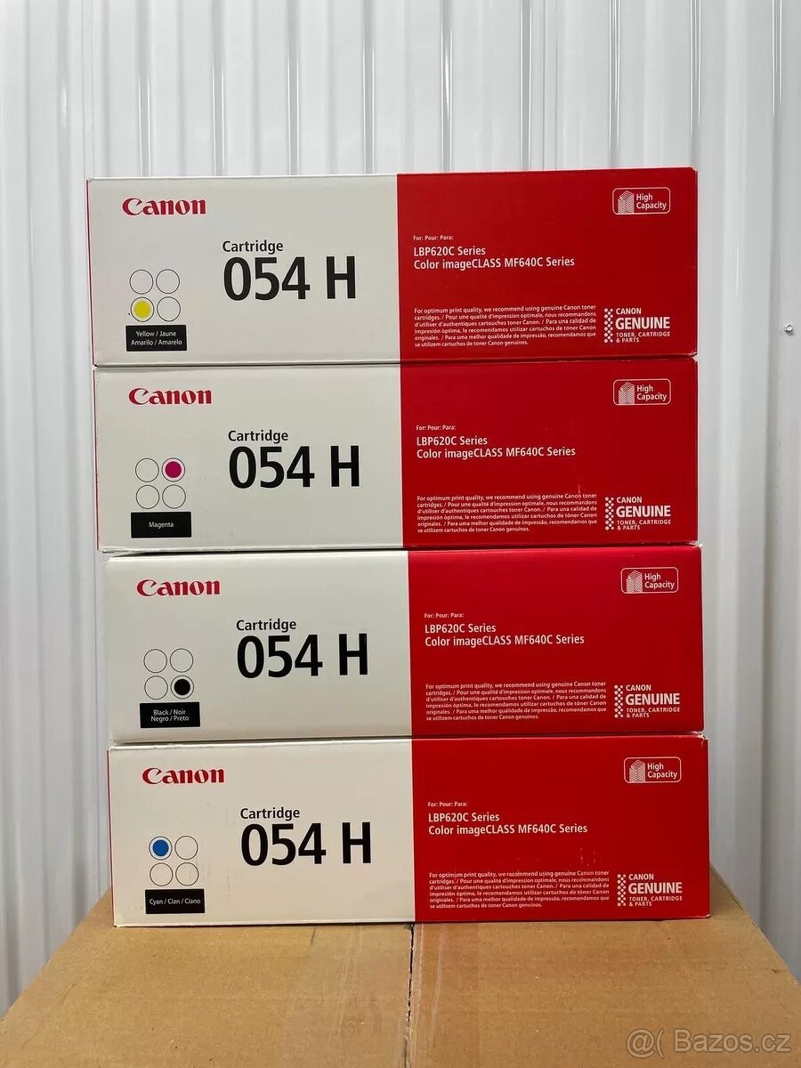 Nová sada tonerů Canon CRG-054H(4 kusy)