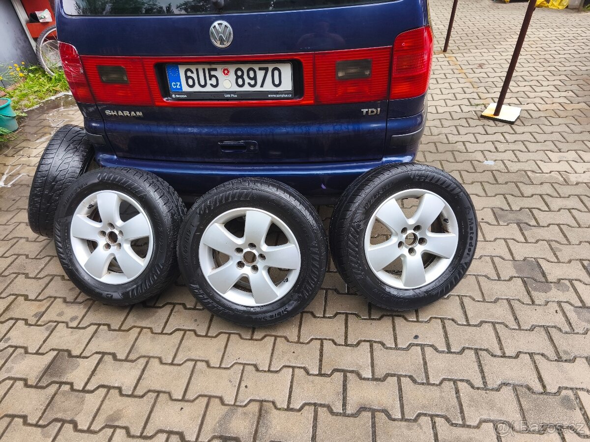 Prodám alu 5x100 R15 original seat leon
