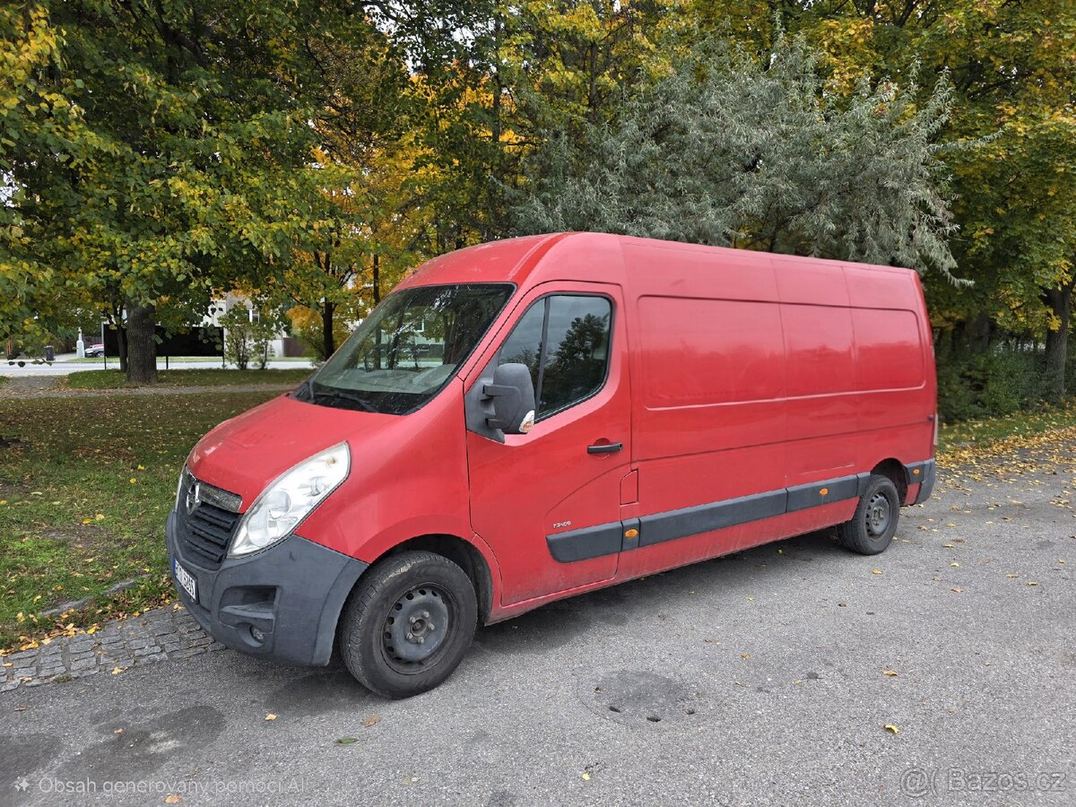 Opel Movano 2.3CDTi L3H2 KLIMA zak v ČR