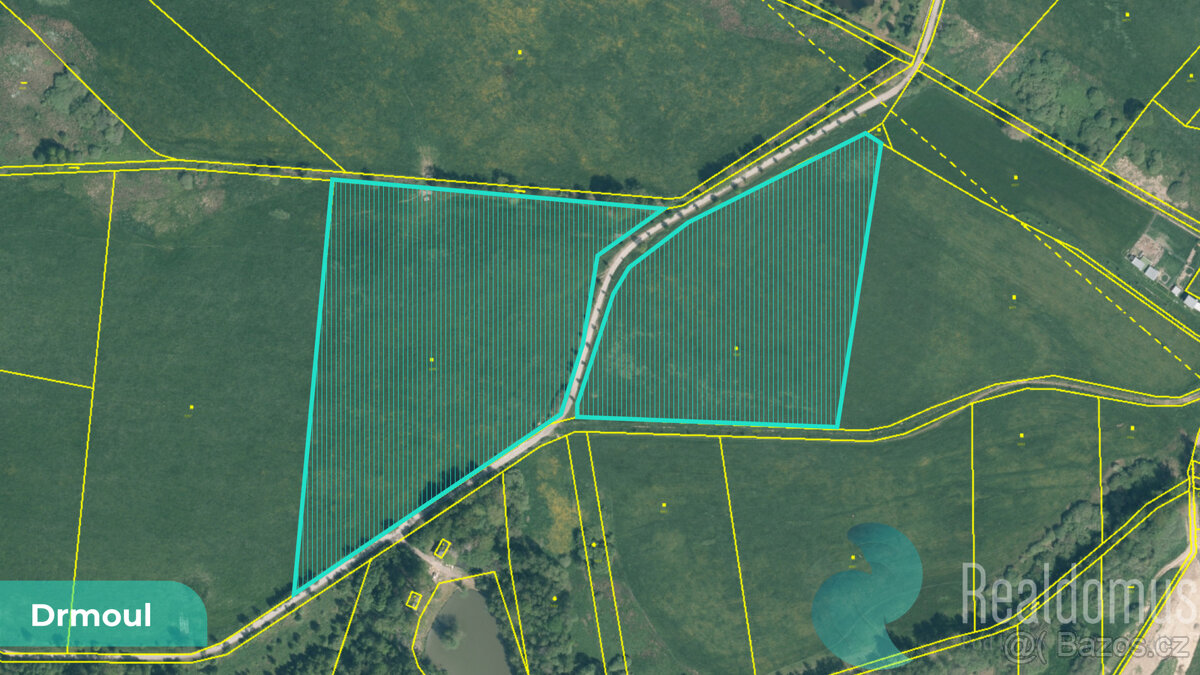 Trvalý travní porost u Drmoulu – 50 238 m² (okr. Cheb)