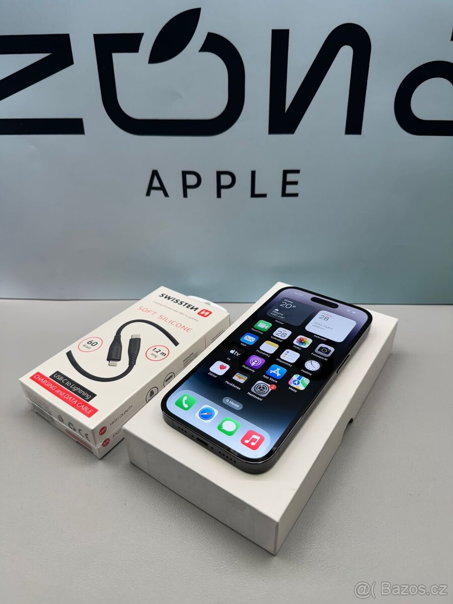 Apple iPhone 14 Pro 256 GB, stav A, záruka