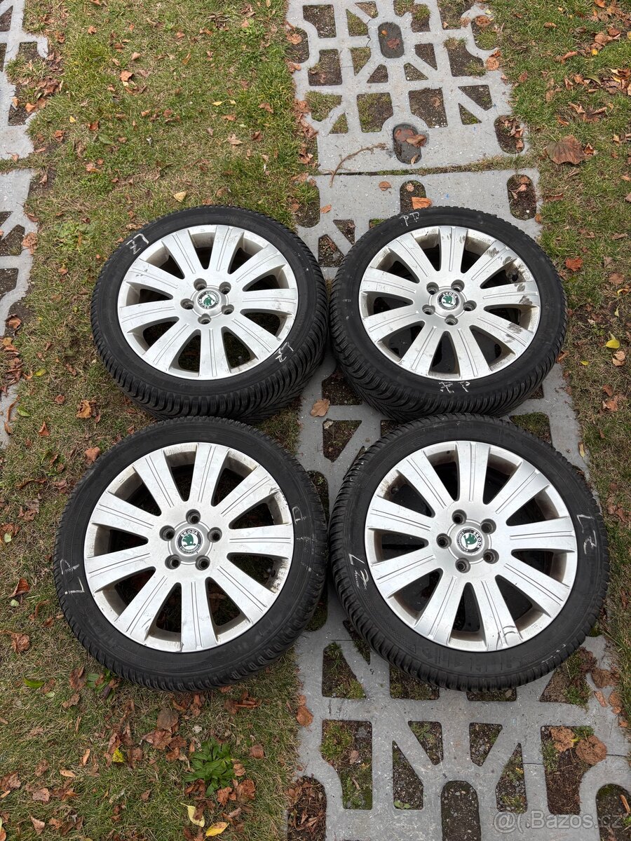 Prodám kola/disky/sadu Škoda Superb 2