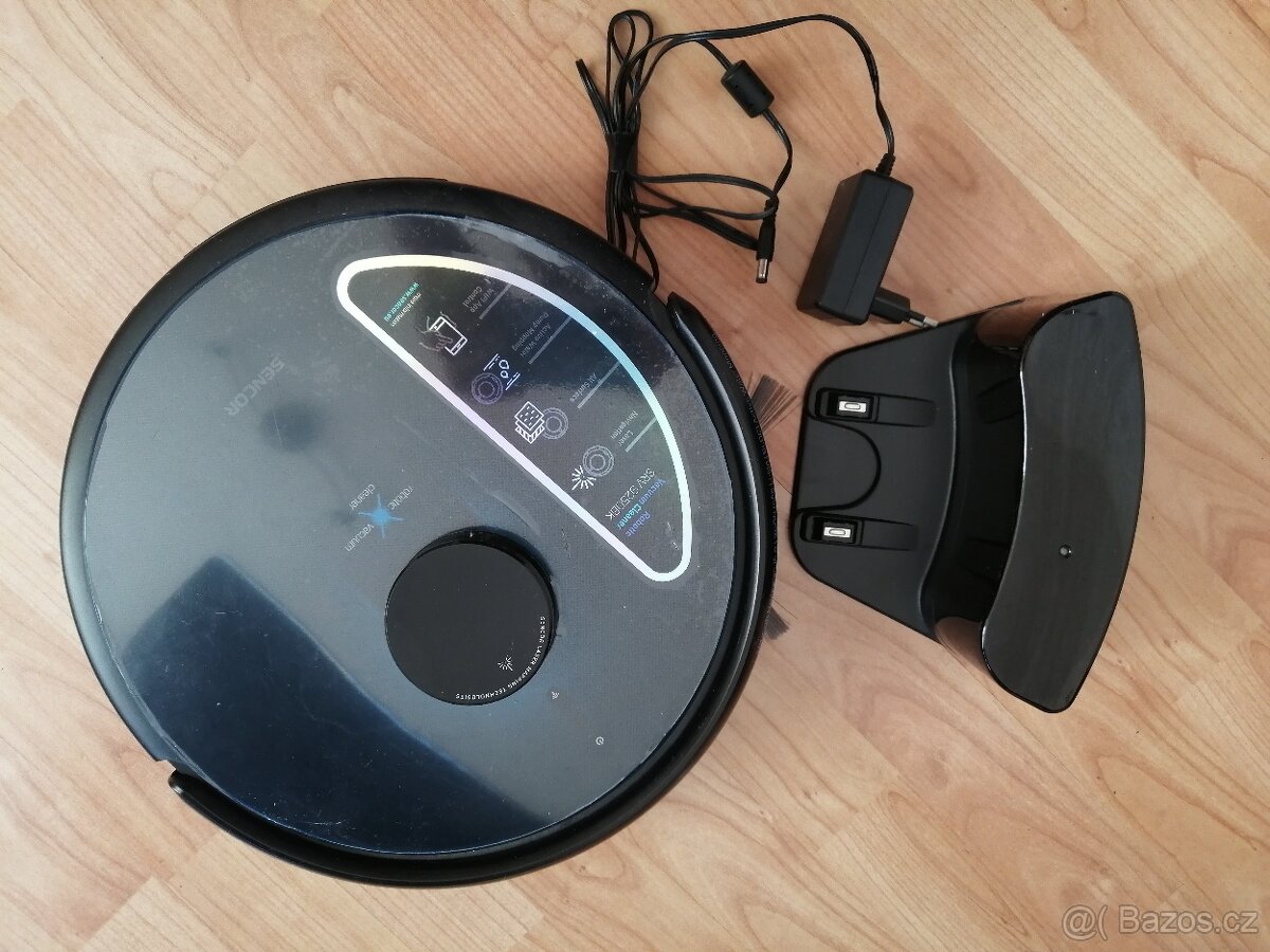 Robotický vysavač Sencor SRV 9250BK 2v1