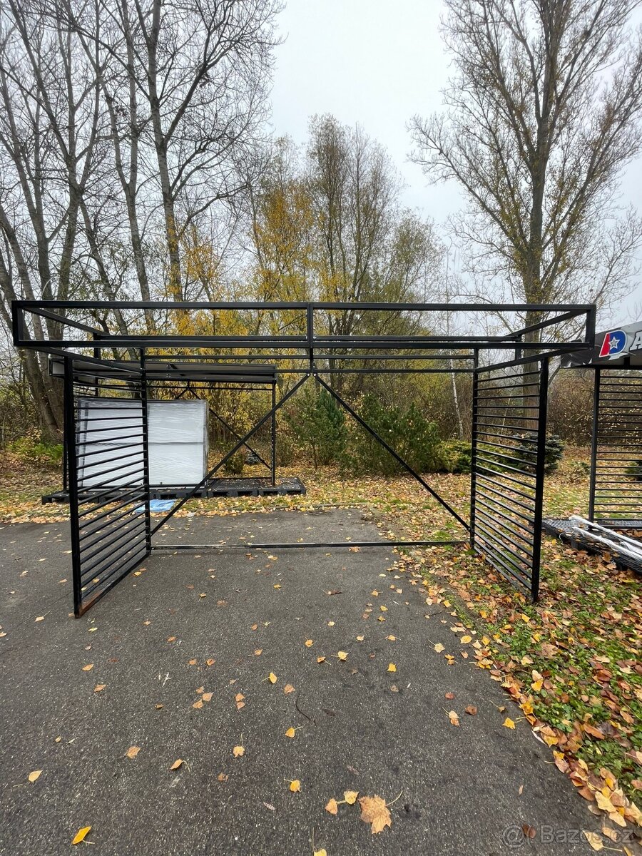 Ocelový přístřešek / konstrukce č.7