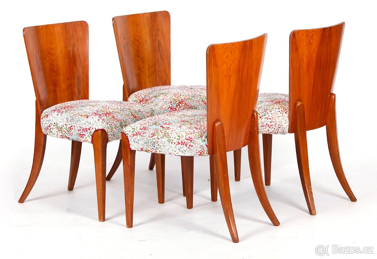 J.HALABALA, přečalouněné židle lízátka.