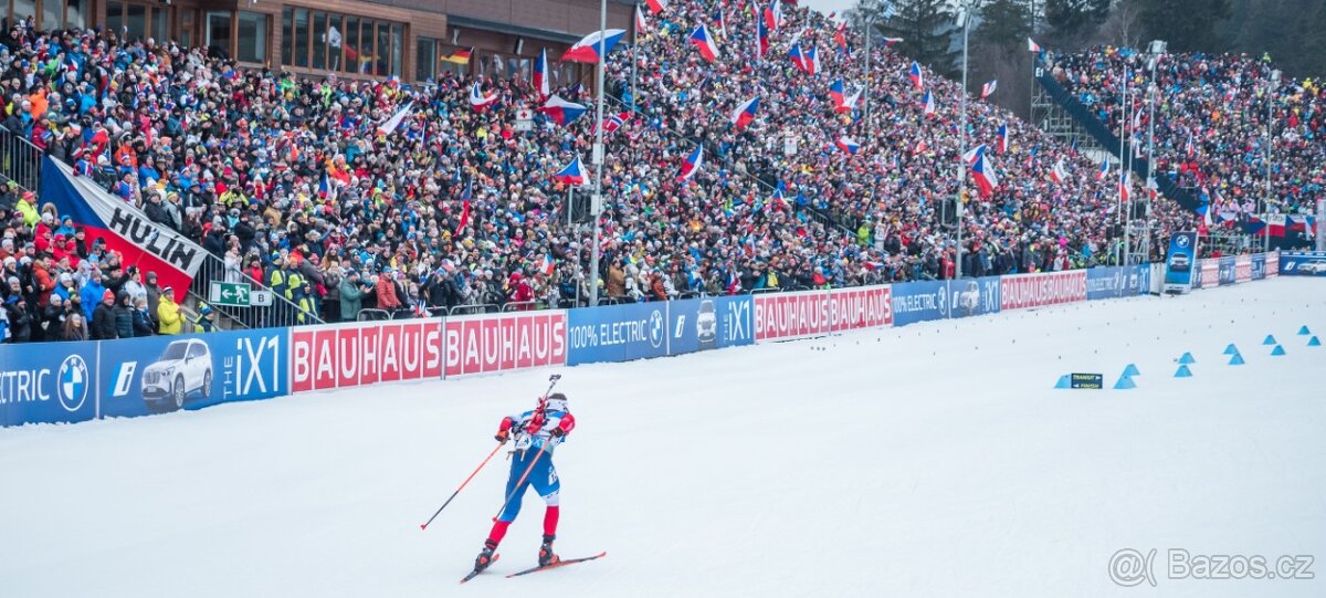 2 vstupenky na Světový pohár v biatlonu 22. 1. 2026