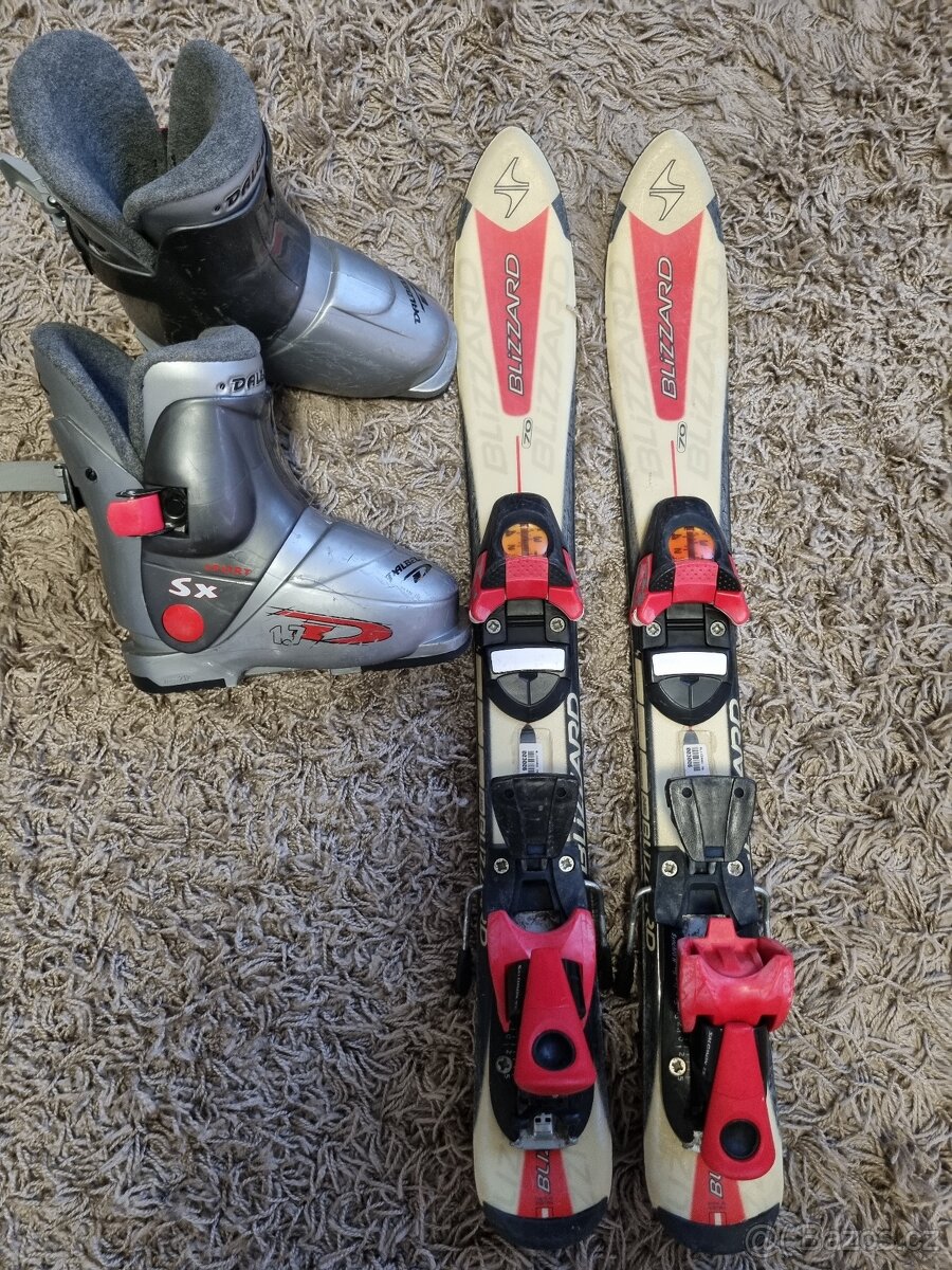 Set detske lyze 70 + lyzaky