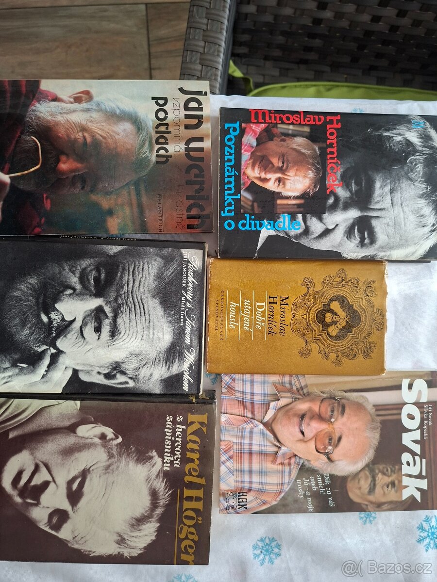 Knihy - Horníček, Werich, Sovák, Hoger