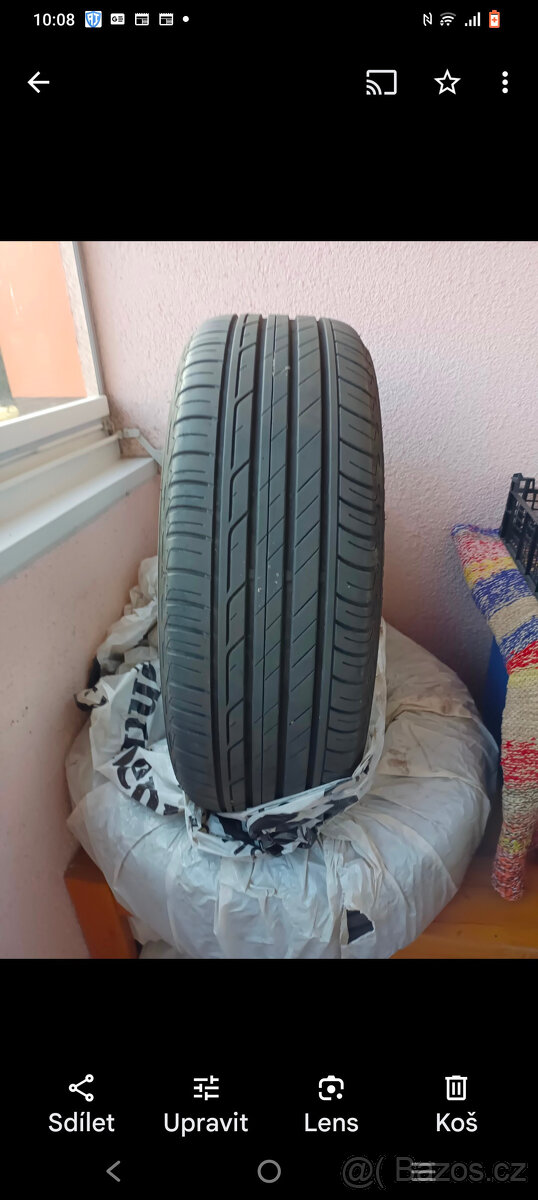 Kola ALU disky R16 + letní pneu Brigestone.