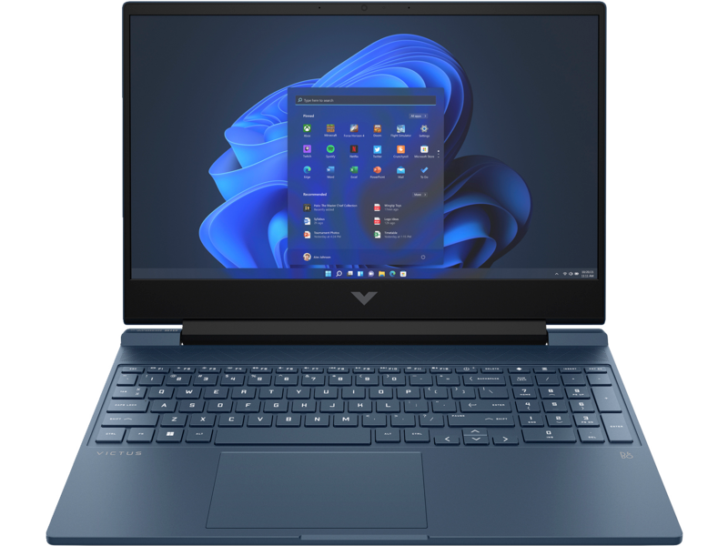 Herní notebook HP Victus 15 – RTX 3050 + i5-12450H + 512GB S