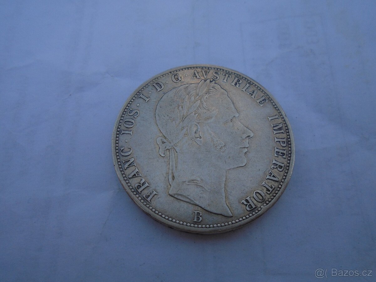MINCE FRANTIŠEK JOSEF I. 2 FL 1859-B KREMNICE