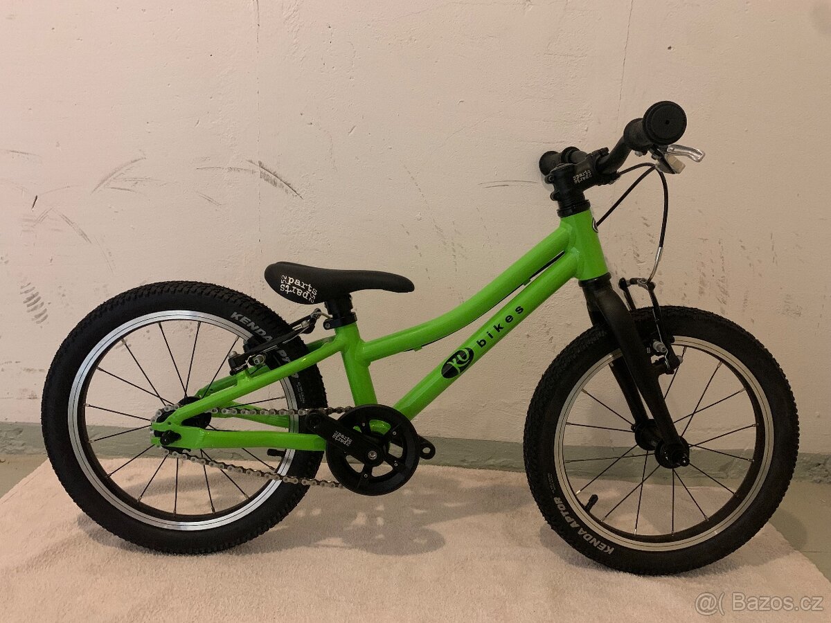 Kubikes 16 “S” zelená dětské kolo
