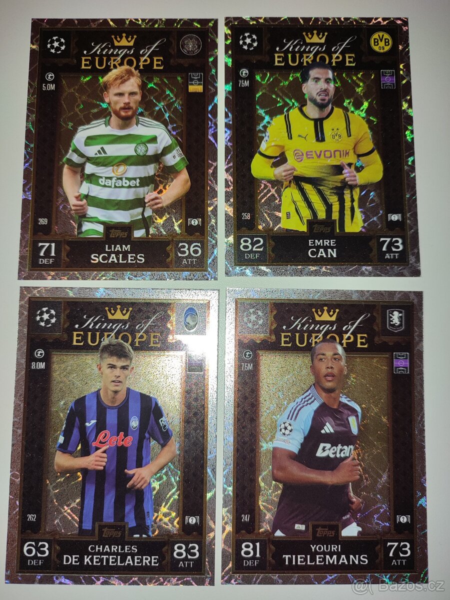 FOTBALOVÉ KARTIČKY TOPPS MATCH ATTAX EXTRA 2024/25 KINGS OF