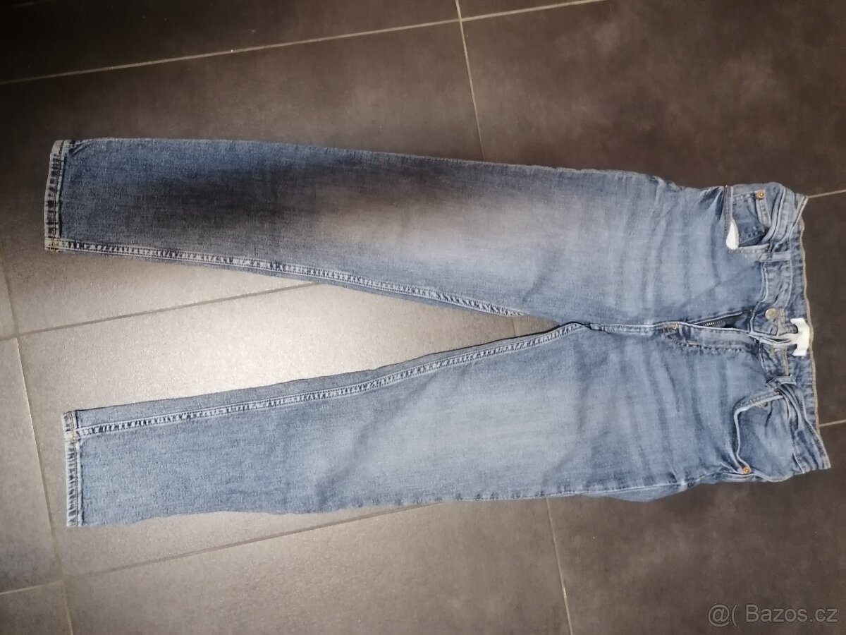 Dámské džíny skinny modré z H&M vel. 42