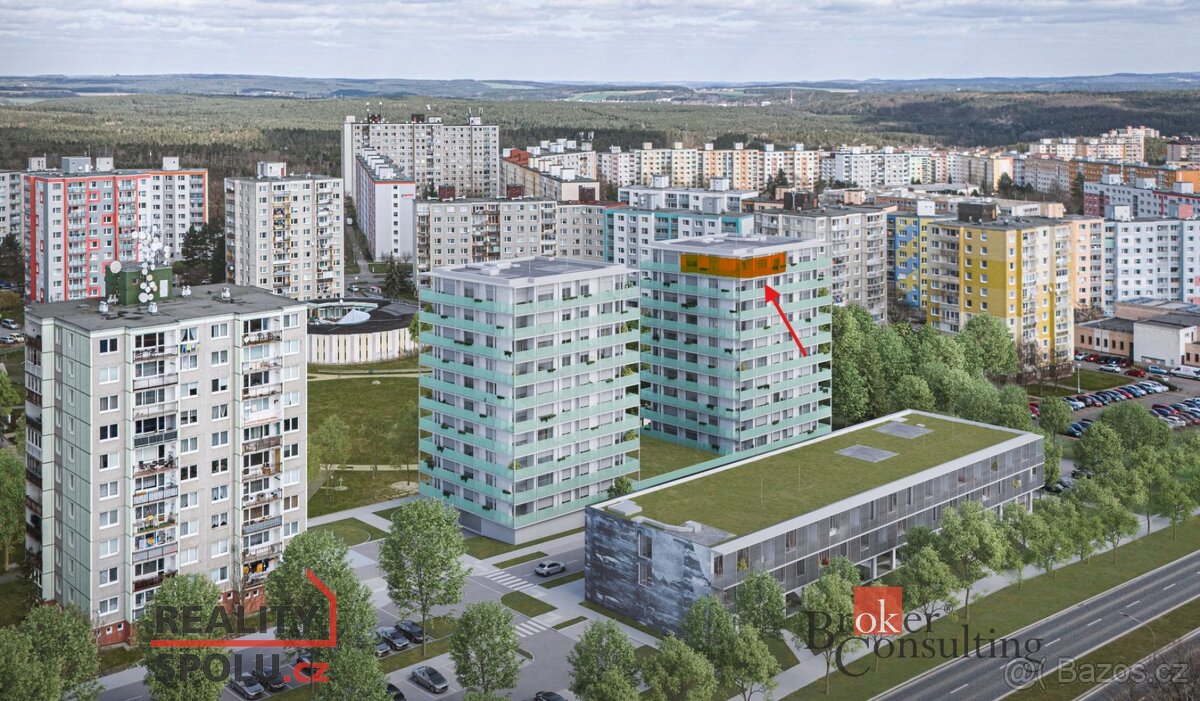 Prodej, byty/4+kk, 122.26 m2, Studentská 1693/28, Bolevec, 3