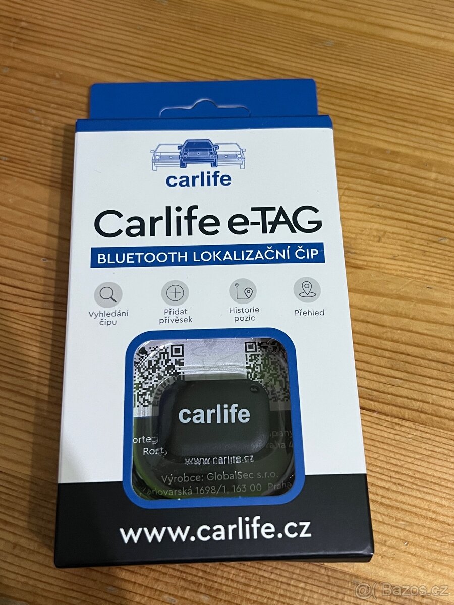 Bluetooth lokalizační čip, Carlife-eTAG