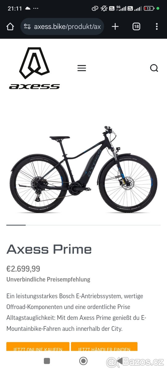 Axess Prime "29" TOP (Spěchá)
