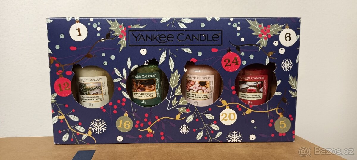 Svíčky Yankee Candles Vánoční dárková sada