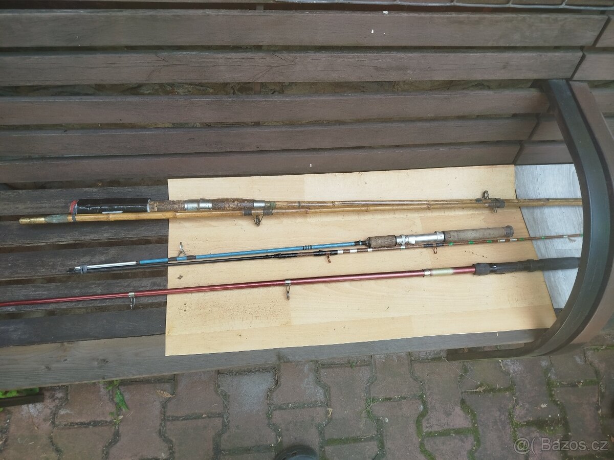 Bambusový prut + retro dělička