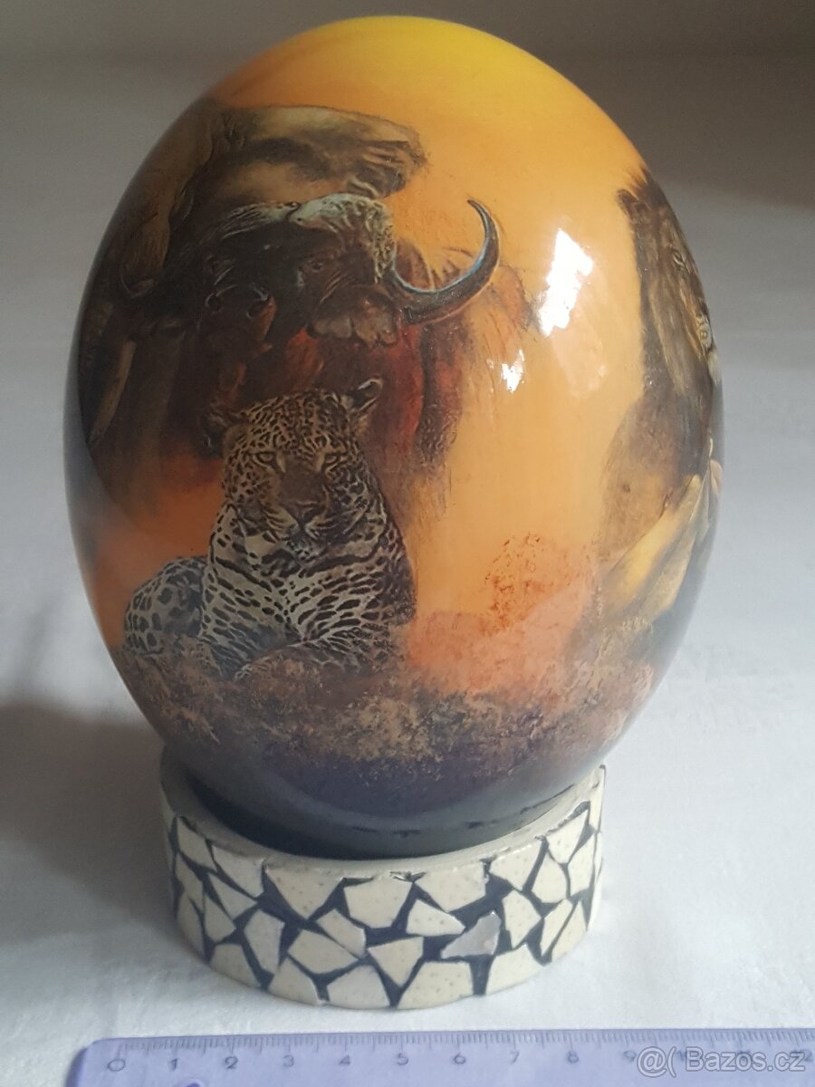 dekorace vejce - SAFARI motiv