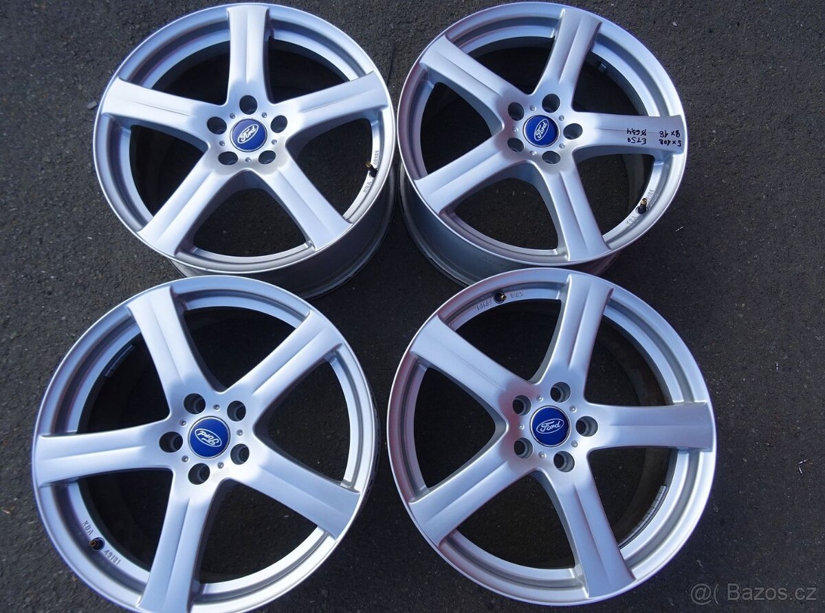 Alu disky na Ford, 18", 5x108, ET 50, šíře 8J