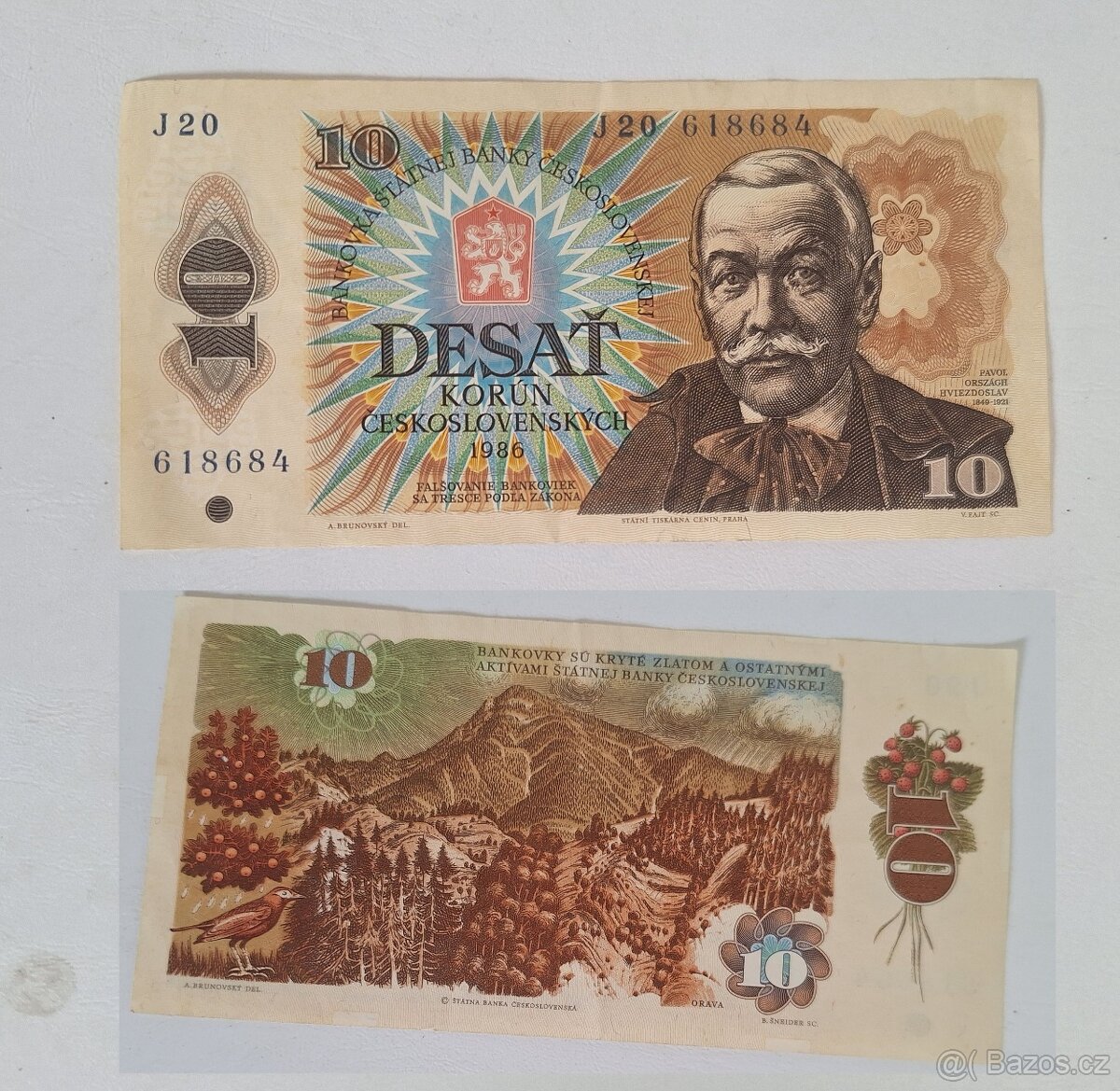 bankovku 10 KCS