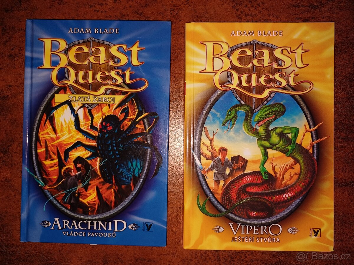 2x Beast Quest od Adam Blade (Arachnid+Vipero) NOVÉ