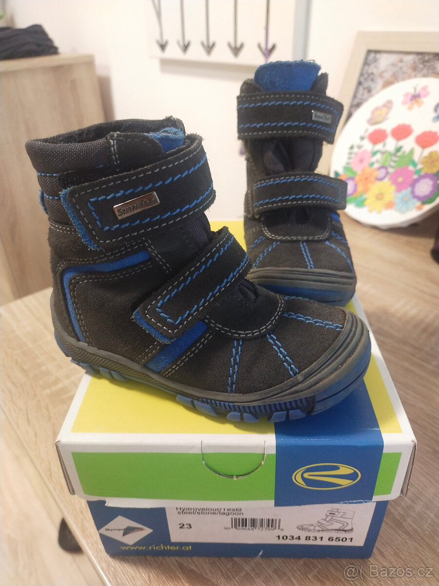 Prodám dětské zimní boty zn.Richter velikosti 23